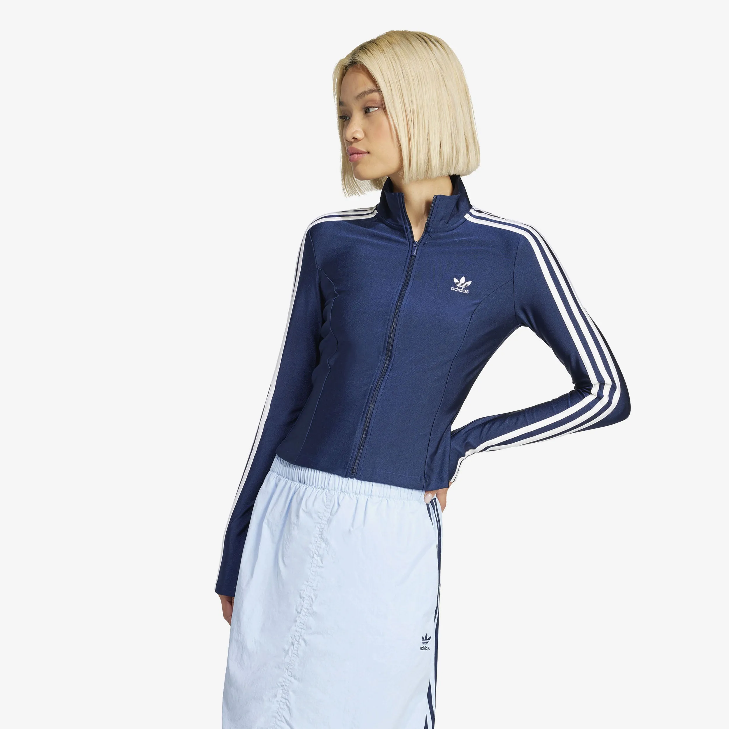Wmns Adicolor 3 Stripe Slim Track Top